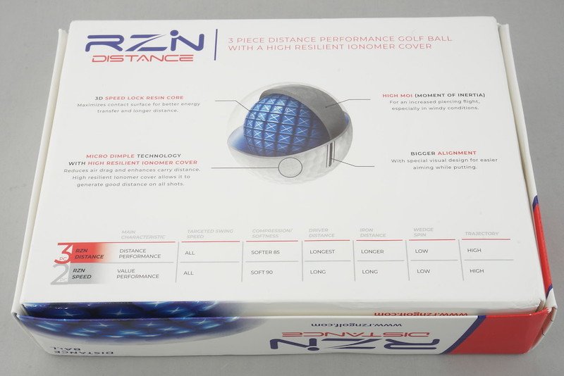 rzn ms tour golf balls review