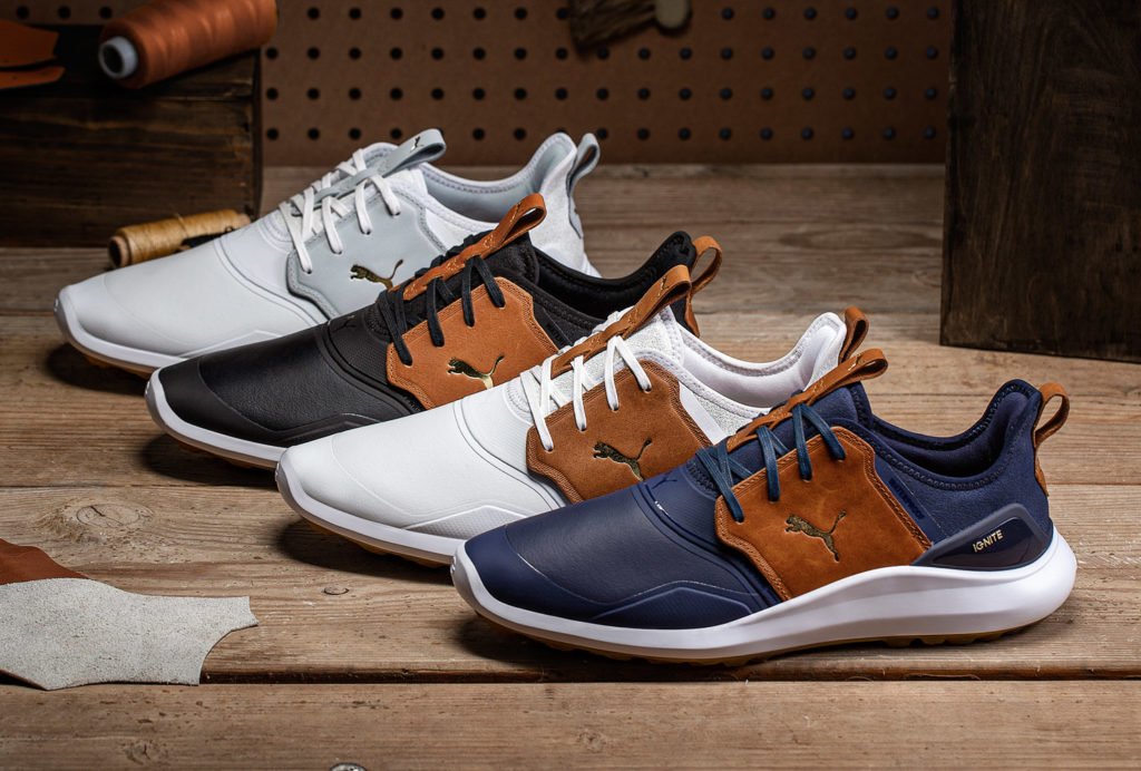 Puma ignite shop tan golf shoes