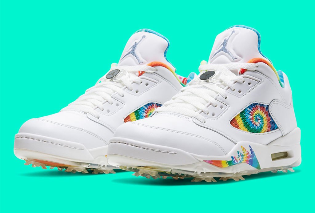 jordan 5 tie dye golf