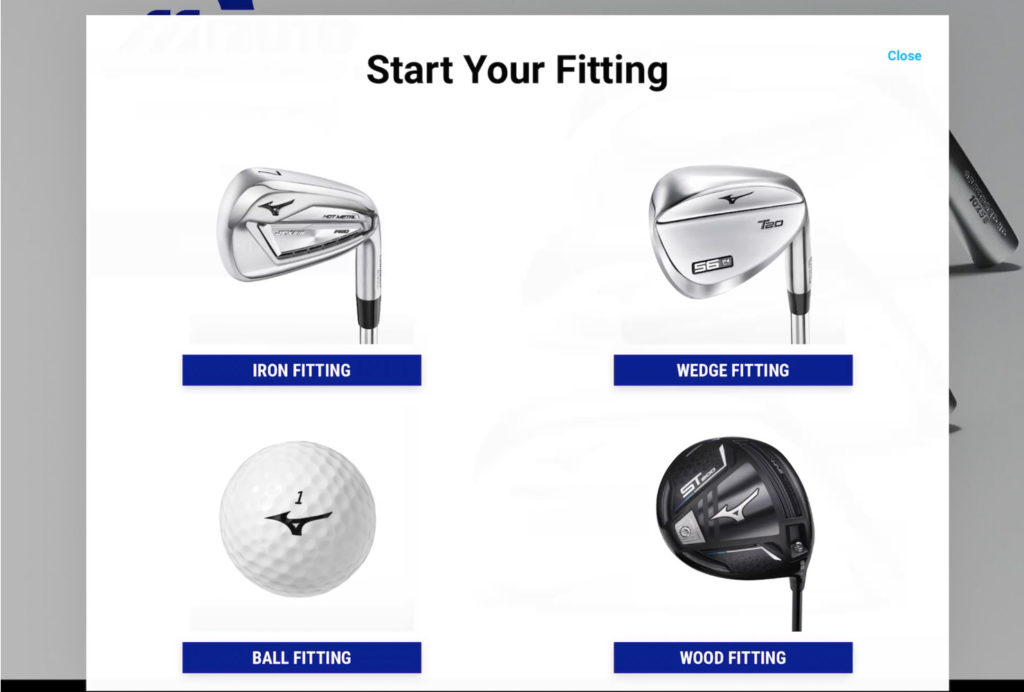 Mizuno club heated fitting chart