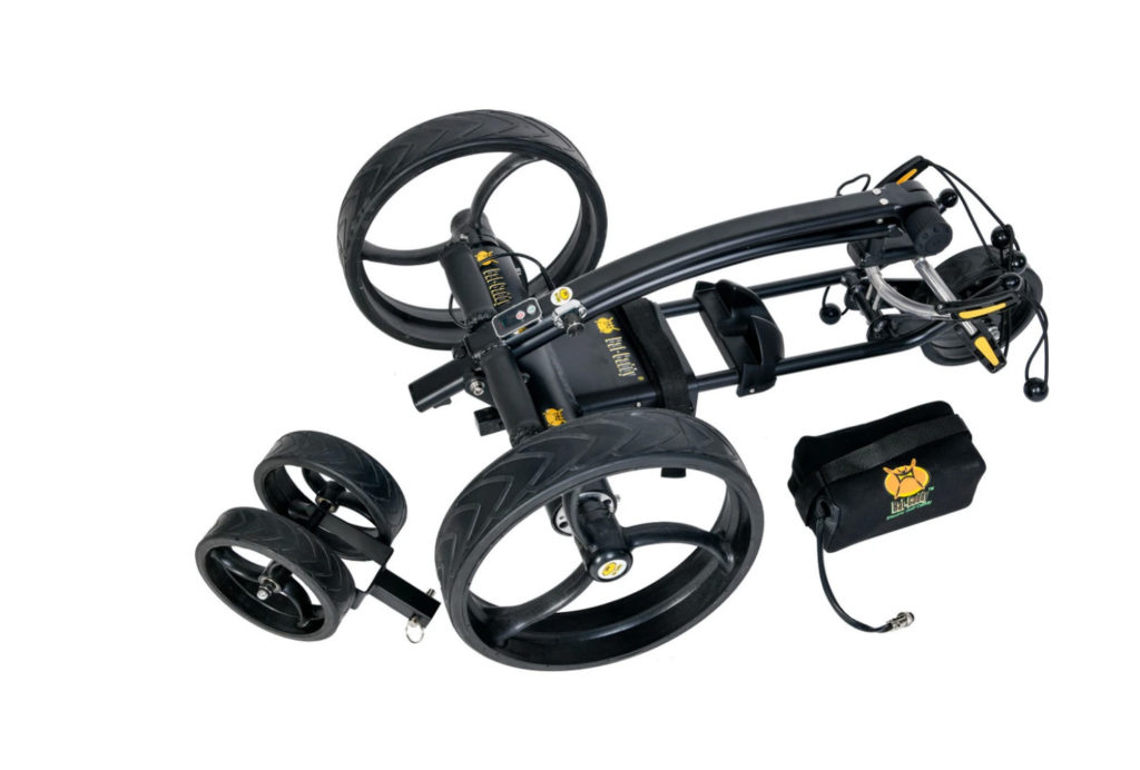 BatCaddy X8R folded up
