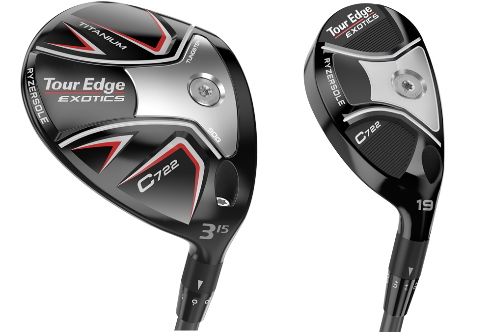 Tour Edge Exotics 722 Fairway woods and Hybrids