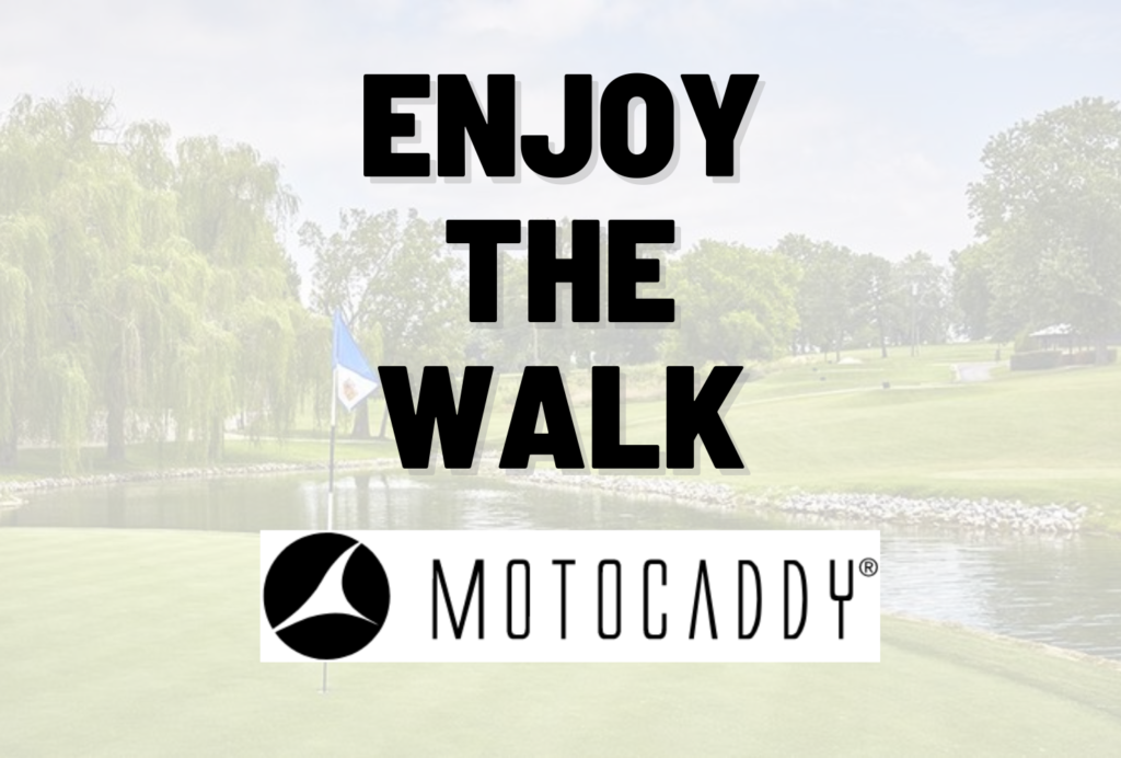 enjoy the walk with motocaddy