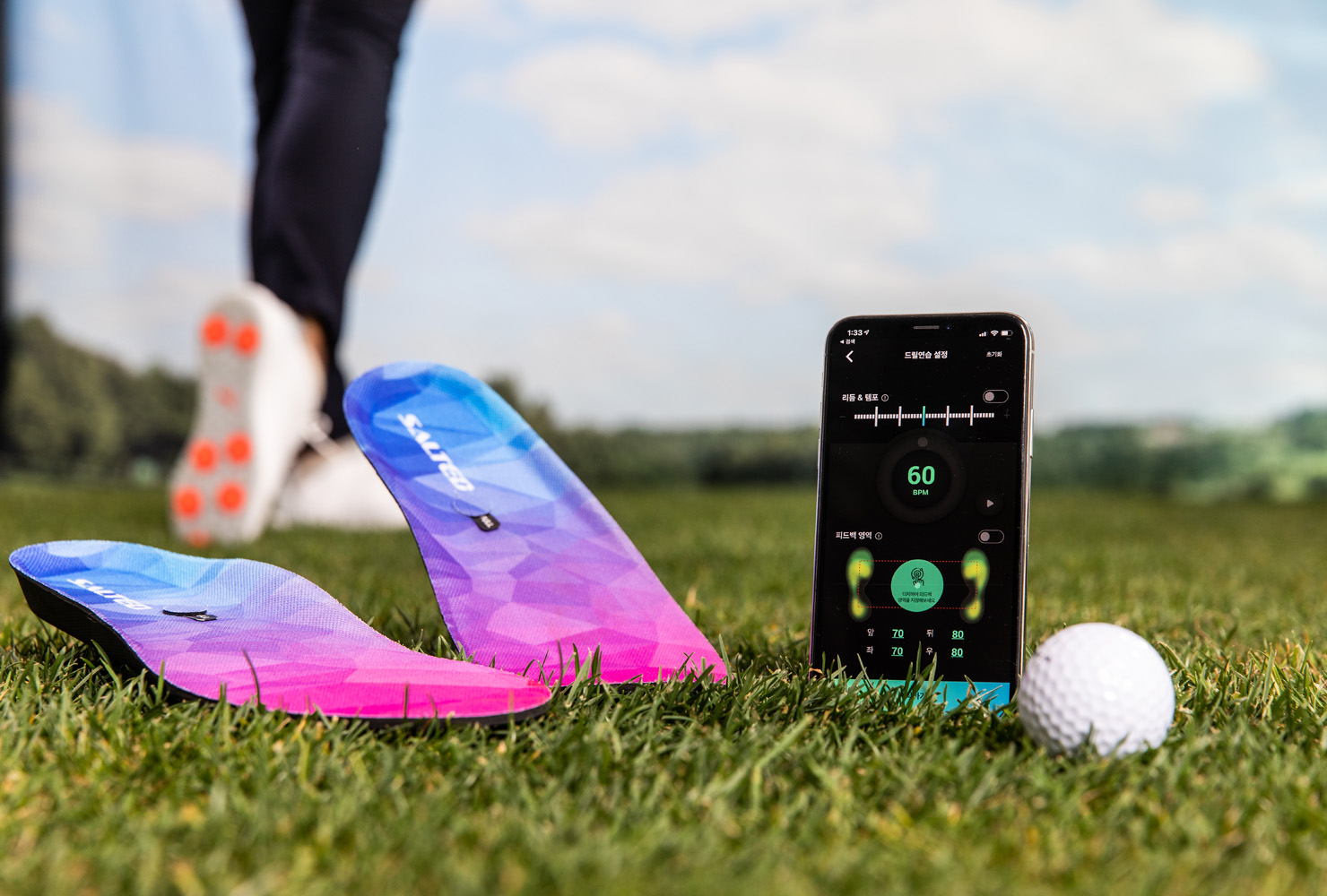 Smart Insole for Golfers - Improve Your Drive with SALTED - Biometric  Sports Solutions