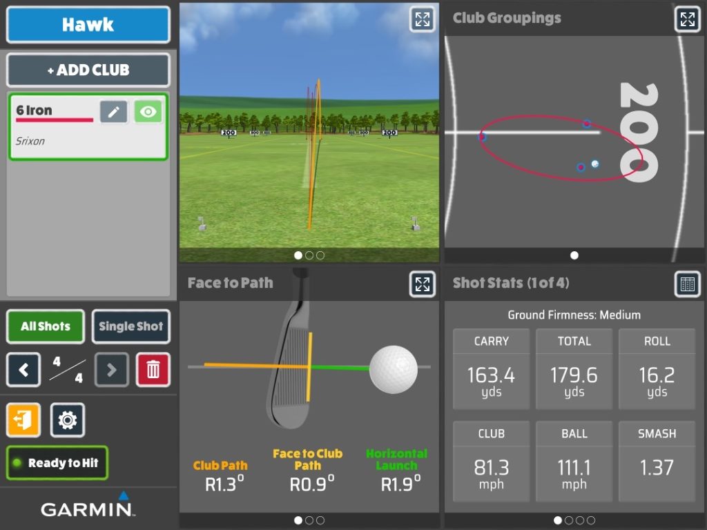 Garmin golf outlet app review