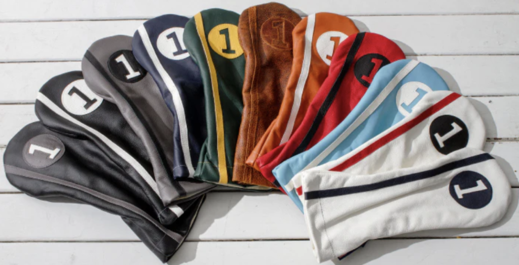 The original headcovers from Stitch Golf