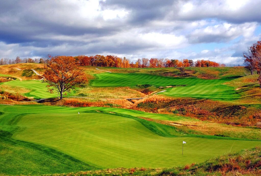 The beautiful short game terrain for the 2024 Vokey Experience