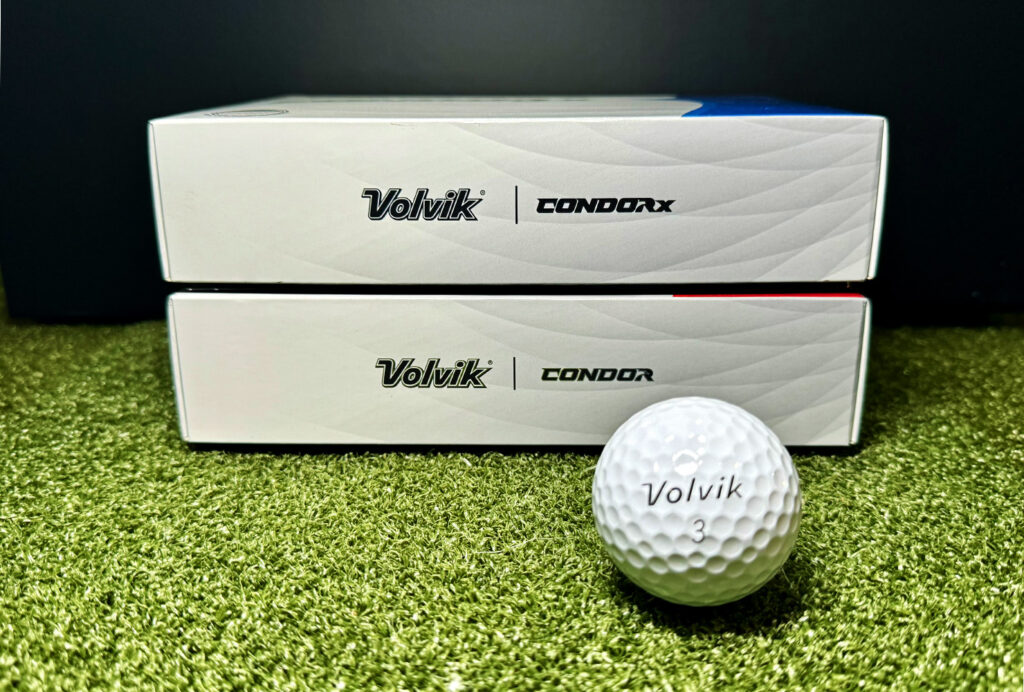 Volvik Condor and Condor X golf ball boxes